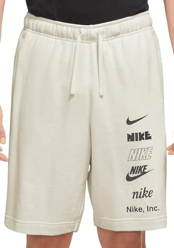 NIKE M NK Club+ FT Short MLOGO Homme, FANTÔME, XL