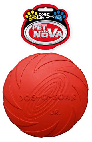 Pet Nova Frisbee, Gummischeibee,15cm rot,RUB-DISC-RED-15CM