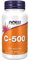Now Foods, C-500, Vitamin C, 500mg, L-Ascorbic Acid, with Rosehip, 100 Vegan Tablets, Lab-Tested, Gluten-Free, Vegetarian, Soy-Free, Non-GMO