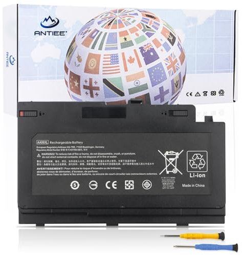 ANTIEE AA06XL Laptop Akku Kompatibel mit HP ZBook 17 G4 G4-2ZC18ES G4-1RR26ES G4-Y6K23EA Z3R03UT Z3R03AA HSTNN-DB7L AA06096XL 852711-850 852527-241 8525252 7-242 852527-221 852527-222 AA06096XL-PR