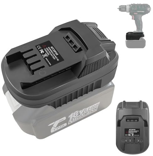TPDL MT18PAR Adattatore batteria per Makita a per Parkside 20V elettroutensili, convertitore adattatore batteria per Makita 18V Li-Ion convertitore batteria a per Parkside XTeam elettroutensili