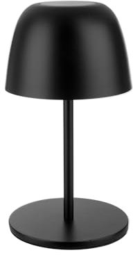 KASANOVA Lampada da tavolo touch 7 colori 20 cm nera nero Complementi d'arredo