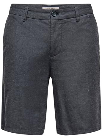 Only & Sons Male Chino Shorts ONSMARK Normal geschnitten Leinen Shorts | Chino shorts