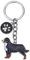 WEWAYSMILE Porte-Clés Chien, Porte-Clés En Métal Petit Chien, Porte-Clés En Métal Chiot Mignon, Pour Décoration Porte-Clés De Voiture, Cadeau Personnalisé, Long 3.39 po/8.6 cm