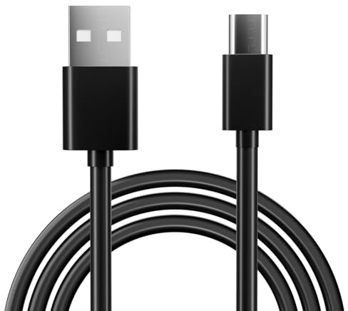 pluX Câble micro USB de 5 m, long câble de charge Android, câble de charge micro compatible avec Samsung S7/S6/S5, câble de charge pour manette PS4, Kindle Fire, tablette Fire HD, Sony, HTC Noir