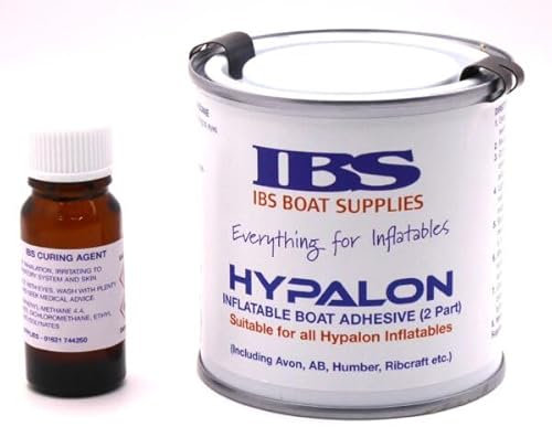 Hypalon Inflatable Boat Adhesive, 2-Part with Curing Agent, for Hypalon/Neoprene Inflatables