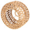 GALPADA Rattan Woven Lampshade Ceiling Lamp Shade Straw Pendant Light Cover Rustic Home Decor Easy Install for Chandelier