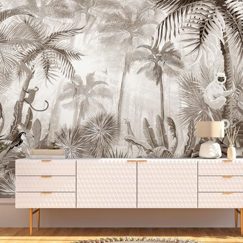 Lumalea - Papier peint panoramique Jungle - Largeur 260 cm x Hauteur 156 cm