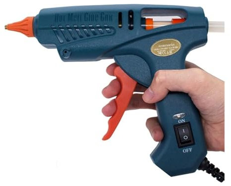 Hot Melt Glue Gun 50W/150W 100W Copper Nozzle for 11mm Glue Sticks Home Craft DIY Adhesive Hot Gun Tool Bag for DIY Craft Projects and Home Quick Repairs(Glue Gun,50W-150W)