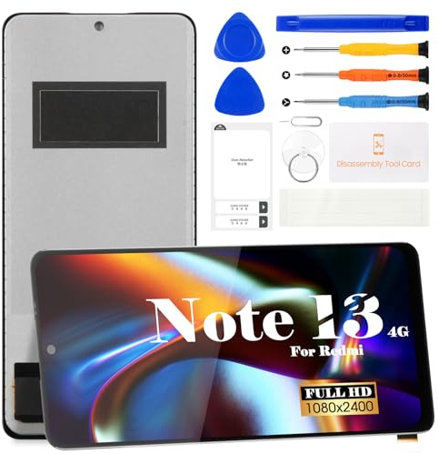 TFT Pour Xiaomi Redmi Note 13 4G LCD Affichage Pour Xiaomi Redmi Note 13 4G Écran Remplacement Pour 23129RAA4G Écran Tactile Digitizer Assemblée Pièces De Réparation Kits Sans Cadre