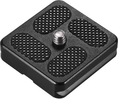 wefenad 40 * 38mm Size Aluminum Alloy Universal Quick Release Plate D-40T QR Plate with 1/4 Inch Screw for Arca Swiss Benro Monopod Tripod Camera Accessory