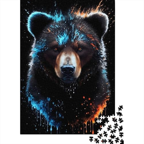 Bear 1000 Piece Jigsaw Puzzle Adult Paper Art Style
