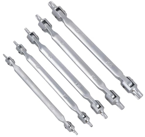 Male Torx/Star Flexi Double Ended Swivel Head T15 - T60 5pc 10 Sizes