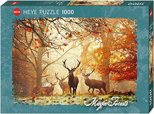 HEYE 29805 Stags Standard 1000 Teile, Magic Forests, Brown