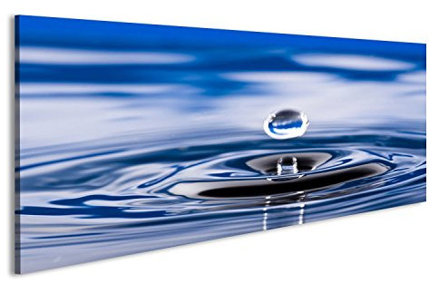 islandburner Bild Bilder auf Leinwand Wassertropfen Wandbild, Poster, Leinwandbild IUP
