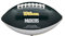Wilson American Football NFL CITY PRIDE, Green Bay Packers, Mischleder, Für Freizeitspieler, Grün/Gelb, WTF1523XBGB
