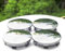 RhinoTuning 4 Stück Satz 68mm Nabendeckel OD 68mm ID 62mm Radkappen Radnabendeckel Nabenabdeckung(Chrom)
