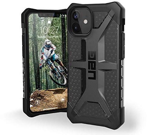 URBAN ARMOR GEAR UAG iPhone 12 Mini 5G - (5.4 inch) Rugged Lightweight Slim Shockproof Transparent Plasma Protective Cover, Ash