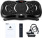 EVOLAND Fitness Vibrationsplatte 3D mit 5 Programm Modi Ausrüstung für Ganzkörperübungen Heimtraining, mit Bluetooth Lautsprecher 2 Widerstandsbänder