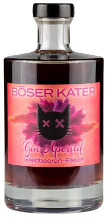 Waldbeeren-Eistee Gin Aperitif, Perfekt für deinen Sommer, Als Aperitif Cocktail mit Tonic Water oder pur ReadyToDrink, Das perfekte Geschenk, 0,5l 15,2% Vol.