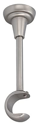 Sento Metall Zubehör für Ø 25 mm Gardinenstangen in Chrom Matt Ø 25mm Deckenhalter