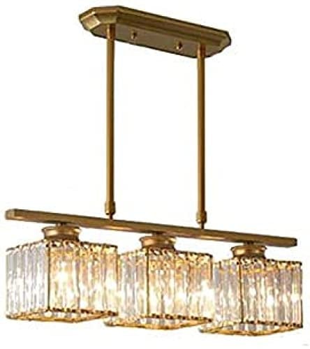POUR Modern Simple Chandeliers Long Crystal Chandelier Ceiling Light Gold Black Dining Room Luxurious During Lamps Modern Crystal Rectangular Pendant Light For Living Room Bar-,Golden,4 Lights,3POUR3