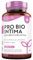 Pro Bio Intima - Probiotici per Intestino - Probiotici Donna Intimo - Equilibrio Della Flora Intestinale - Gonfiore Addominale e La Formazione Di Gas - Lactobacilli e Mirtillo - 60 capsule - Nutravita
