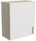Meuble Haut de Cuisine Modulable 1 Porte - Cuisine Complete ‟ORIGAN” – Coloris Blanc Mat & Chêne - 60 x 30 x 70 cm