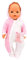 COSDOLL Puppenkleidung für Babypuppen 35-40 cm, Puppen Strampler Kleidung für Puppen Mädchen (Rosa Hase)