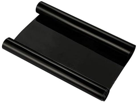 KOMUNJ 30cm x 100cm Self Adhesive Auto Car Tint Headlight Taillight Fog Light Vinyl Smoke Film Sheet Sticker Cover, Matte Black