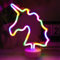 SPINNE LUCAS Einhorn Neon Schild, Nachtlicht Einhorn, Gaming Zubehör, Gaming Deko, LED Deko, Gaming LED, LED Schild, Gaming Zimmer Neon Sign (USB und Batteriebetrieben), Einhorn Geschenke für Mädchen