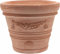 Pots de Fleurs Exterieur Terre Cuite -Doppio Bordo - Fabriqué à la Main - Absolument résistant au Gel - Terracotta Italienne : Pots de Fleurs artisanaux pour extérieur et intérieur (Festonato 40cm)