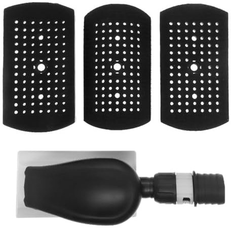 70x150 mm Handschleifer mit Absaugung & staubfreiem Schleifen - 3 Netzschleifstreifen inklusive | Für Holz & Metall