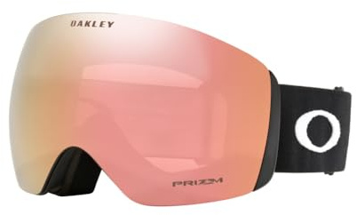 Oakley Herren Flight Deck L Ski-Brille, Black/Prizm Snow Jade, One Size