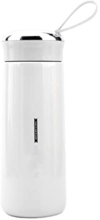 FGUUTYM Botella de agua de 14 oz, botella de agua deportiva de metal a prueba de fugas, para mantener las bebidas calientes o frías, para deportes al aire libre, camping, vasos de plástico desechables