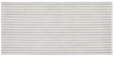 Blomus Handtuch -ARTO- aus 100% Bio-Baumwolle | Größe 70 x 140 cm | 600g/m2 Frottee | Farbe Micro Chip/Tan| Liniert