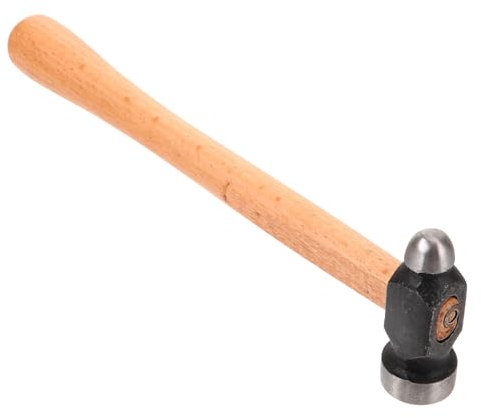WHAMVOX Holzgriff Installation Hammer Rundkopf Holzhammer Für Holzbearbeitung Ergonomisch Leicht Und Kompakt Für Heiminstallationen Und Möbelmontage Hohe Härte Langlebig Und Robust