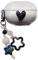 SCJLSDA Custodia per Huawei Freebuds Pro 4, simpatico design dell'amore 3D, in TPU trasparente, cover per cuffie da donna, con cinturino