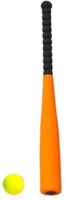 Jiuvaso Mazza da Baseball con Palla per sviluppare Le abilità, Accessori interattivi, Mazza da Baseball in Eva per l'allenamento all'aperto, Orangina