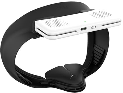 RGYBAO Cooling Fan Virtual Reality Face Pad Sweatproof Virtual Reality Accessory Enhances Gaming Comfort for 3S