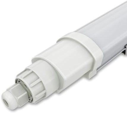 Ledvion Feuchtraumleuchte LED 150cm 40W 120lm/W 4000K IP65 | Koppelbar fuer Garage Werkstatt Keller und trockene Innenraeume mit einfacher Montage