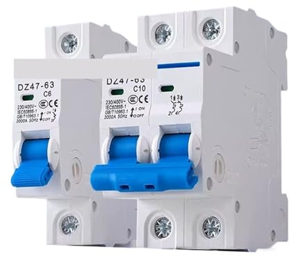 Mini disjoncteur Type DZ47 D, 35mm, capacité de coupure sur Rail Din, 6KA 16A 20A 32A 25A 6A 40A 50A 63A 10A, interrupteur à Air, 1 pièce(63A,3P)