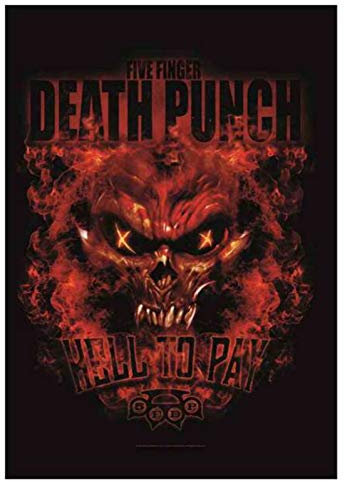 Posterfahne 5 Finger Death Punch Hell to Pay