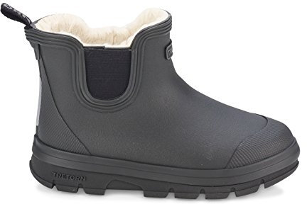 Tretorn AKTIV Chelsea Winter Kurzschaft Gummistiefel Wasserdicht Natürliches Gummi Kinder, Schwarz - Größe: 24