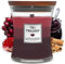 Woodwick Medium Hourglass Scented Trilogy Candle | Sun-Ripened Berries | with Crackling Wick | Up to 60 Hours Burn Time