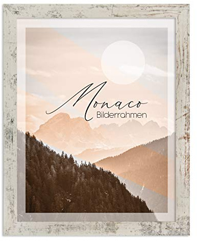 BIRAPA Monaco Bilderrahmen 30x40 cm Beige Vintage - Bilderrahmen, Posterrahmen, Wechselrahmen, Bilderrahmen Modern