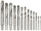 Unxuey Lot de 13 forets hélicoïdaux en carbure de tungstène en acier inoxydable et alliage de zinc pour acier inoxydable/cuivre/aluminium/alliage de zinc, 3 4 5 6 7 8 9 10 11 12 13,5 14 15 mm