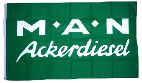 Fahne/Flagge MAN Ackerdiesel 90 x 150 cm