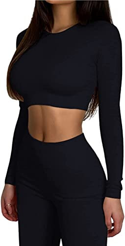 MAYROUND Seamless Yoga Outfits Sets 2 Piece High Waist Running Shorts Workout Sports Sling Bra Set for Women Gym Fitness Athletic