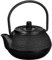 YARNOW Théière en Fonte Théière avec Infuseur Petite Théière Théière Japonaise avec Poignée de Thé pour Thé en Vrac (2. 83X2. 75X1. 69In Noir)